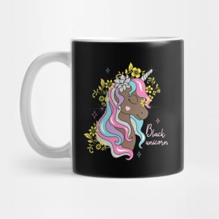 Black Unicorn Mug